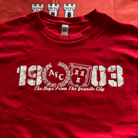Image 3 of 1903 Stencil T-Shirt (Red)