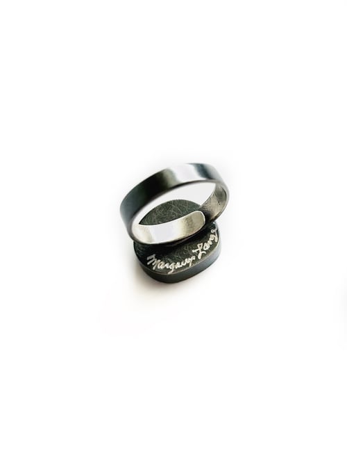 Image of Tiny Eye Adjustable Ring - Blue