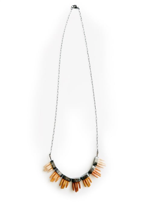 Image of Finger Fringe Tickle Necklace