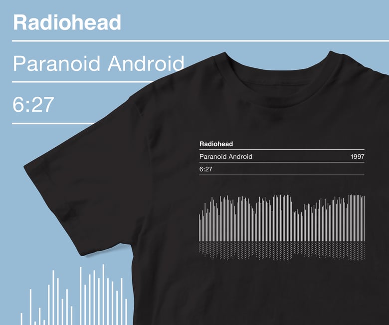Image of Radiohead Paranoid Android T-shirt
