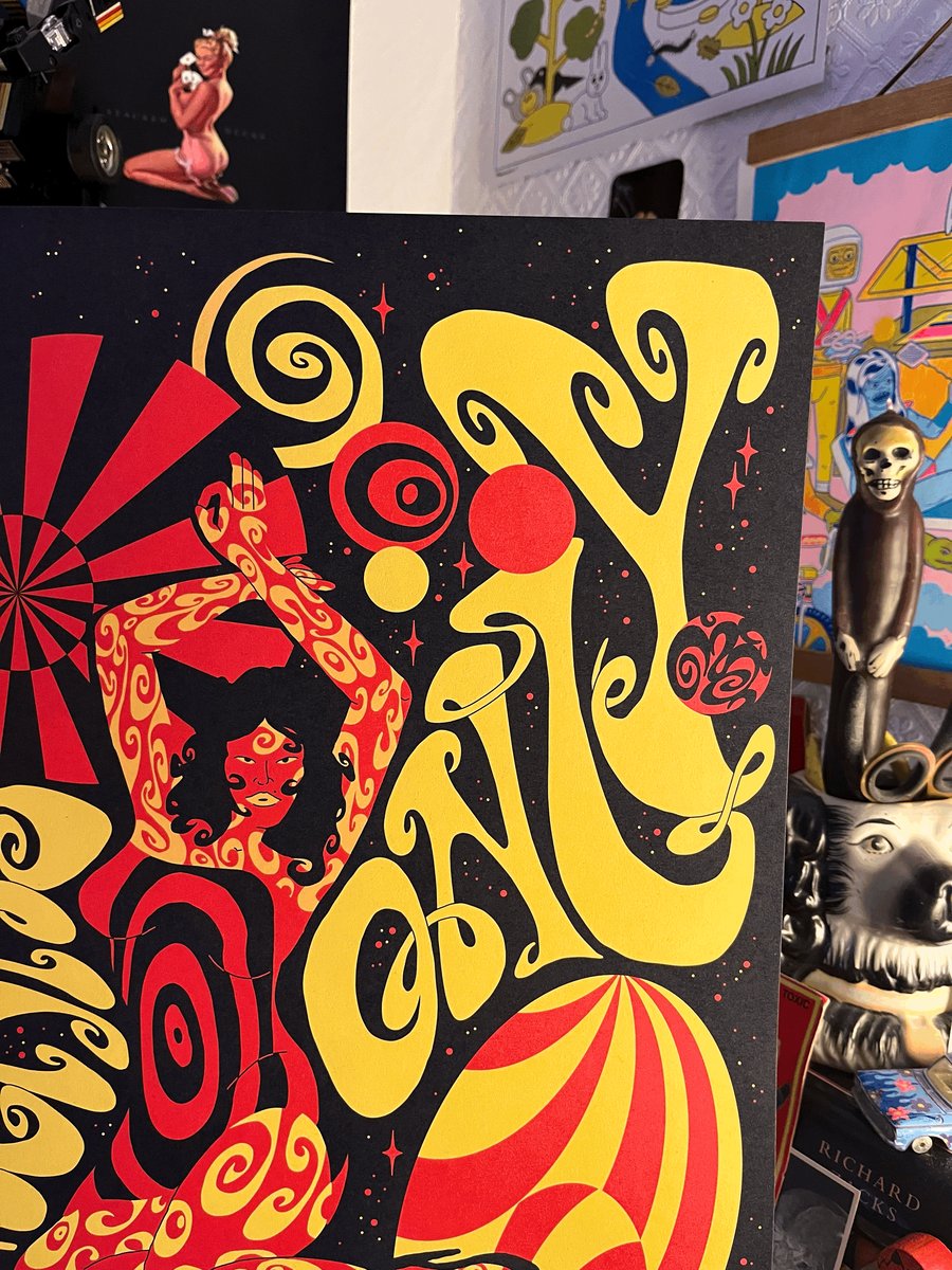 Image of 'FREAKS ONLY' A3 PRINT