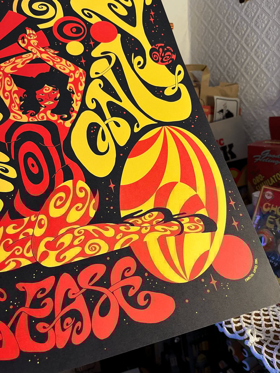 Image of 'FREAKS ONLY' A3 PRINT