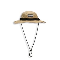 Image 1 of OG LOGO LABEL BUCKET HAT - SAND