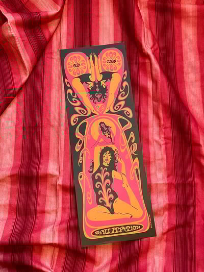 Image of 'SALUTATION' 59CM X 21CM PRINT