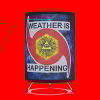 Image 1 of THE WEATHER IS HAPPENING TRIPOD LAMP