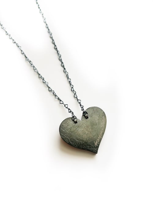 Image of Bust Heart Necklace