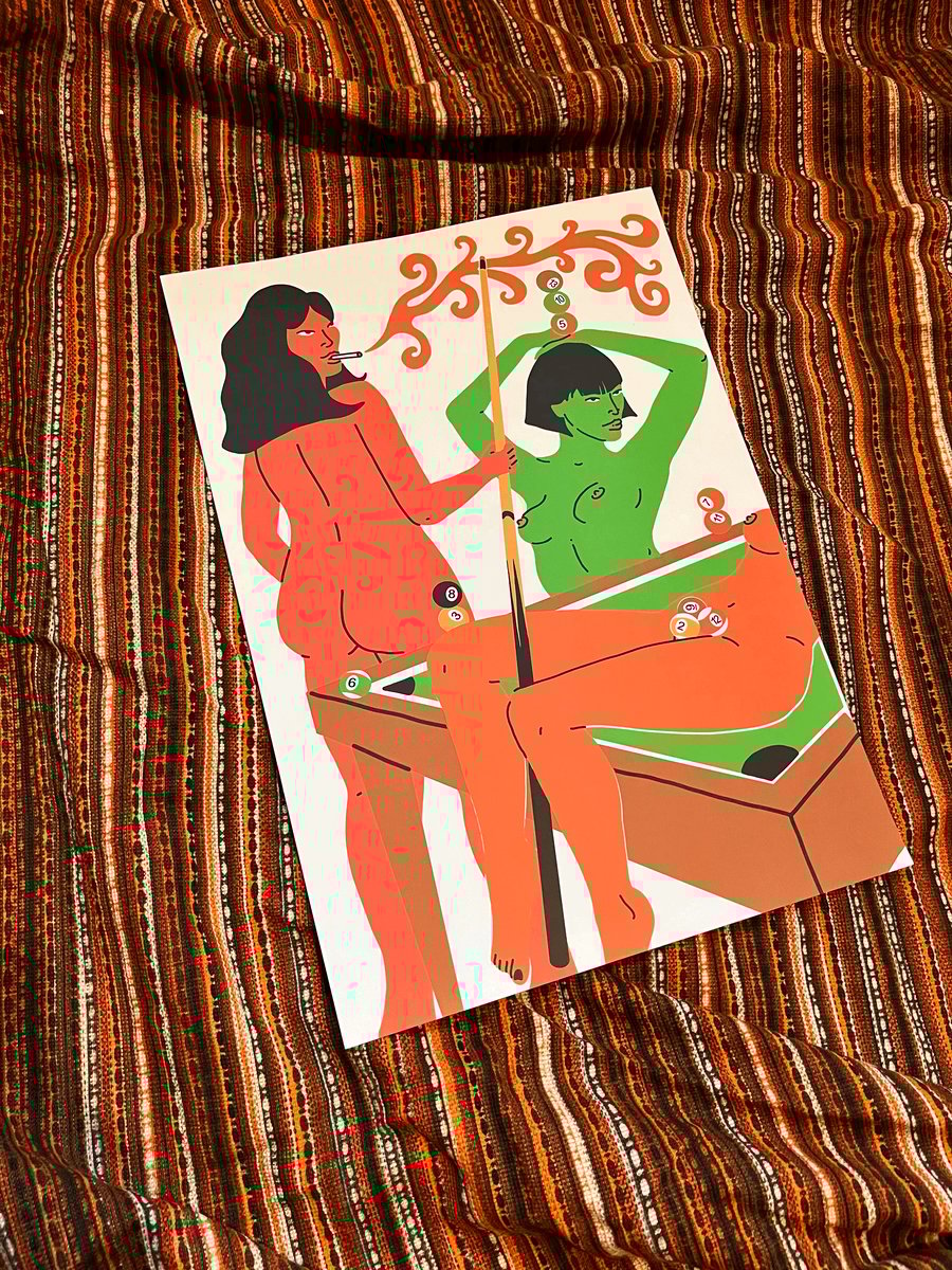 Image of 'POOL' A3 PRINT