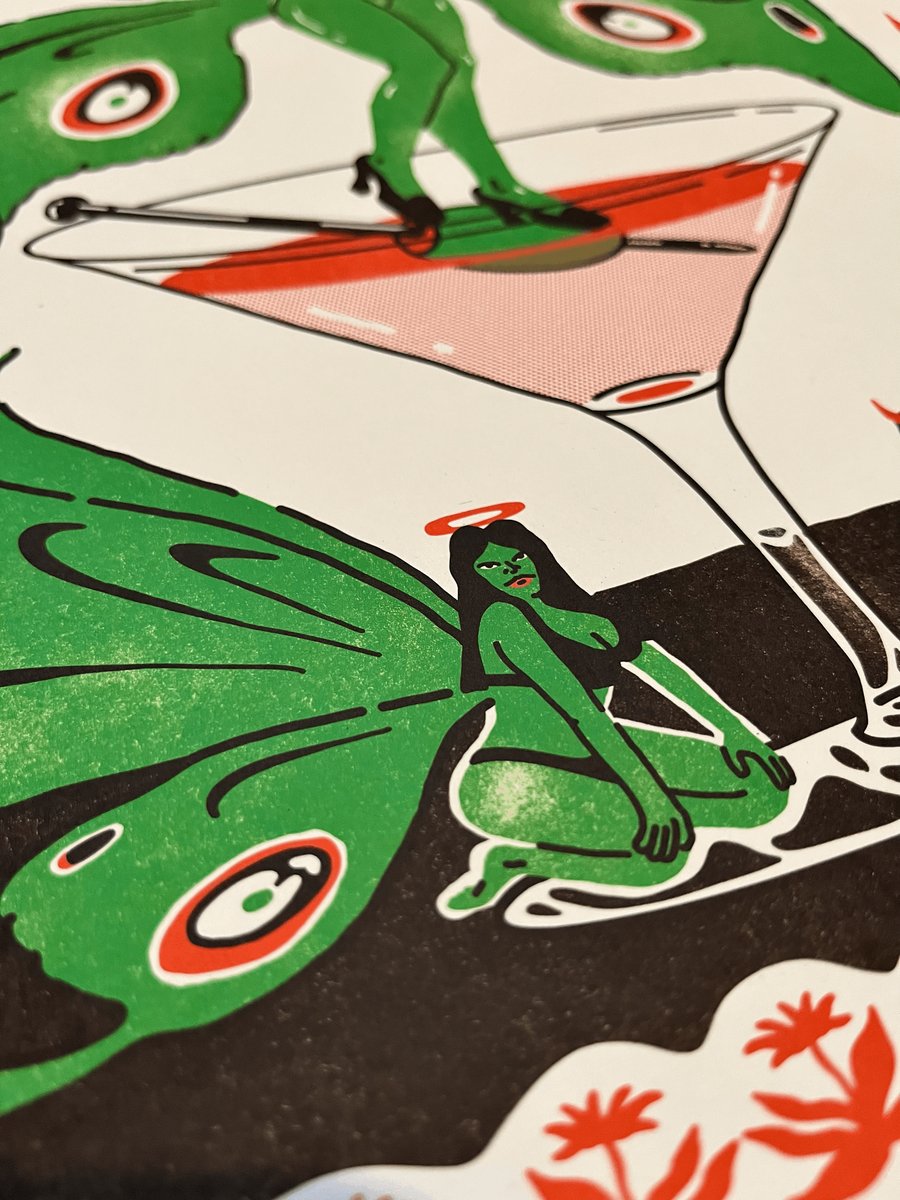 Image of 'POISON CHALICE' A3 PRINT