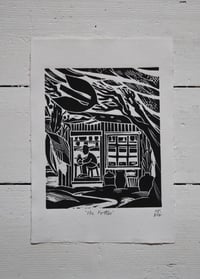 Image 1 of 'The Potter' Lino Print