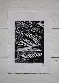 Image 1 of 'Seedlings' Lino Print