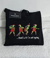 Image 4 of THAT'S IT I'M NOT GOING RED OVERALL HOODIE