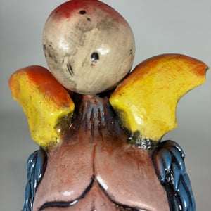 Image of The Beast And His Blood Moon Ceramic Werewolf