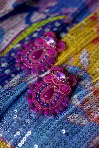 Image 7 of Magenta Darling  - Boucles à fermoirs CLIPS
