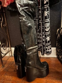 Image 2 of Thigh high platform boot 