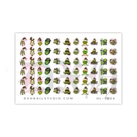 Image 2 of MERRY GRINCHMAS HOLIDAY NAIL DECALS 