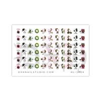 Image 4 of ITS A SNOOPY CHRISTMAS HOLIDAY NAIL DECALS 