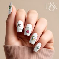 Image 3 of ITS A SNOOPY CHRISTMAS HOLIDAY NAIL DECALS 