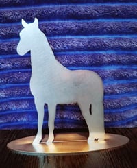 Image 2 of Equine home décor, freestanding metal horse