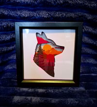 Image 3 of Layered wildlife artwork