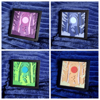 Image 1 of Layered artwork, dogs and their people