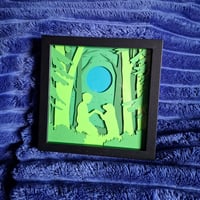 Image 5 of Layered artwork, dogs and their people