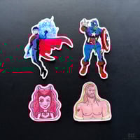 Marvel Sticker Pack - (4 Viynl Stickers)