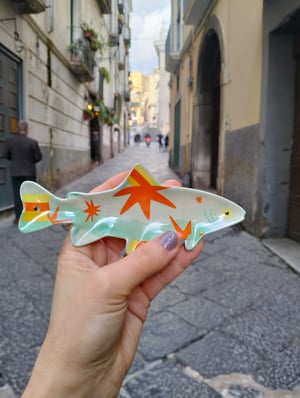 Piattini e brucia incenso in ceramica