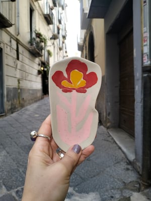 Piattini e brucia incenso in ceramica