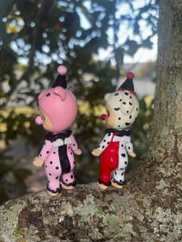 Image 4 of Dalmatian & Pig Clown 🤡 🩷🖤❤️