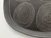 Image of four circles black stoneware platter