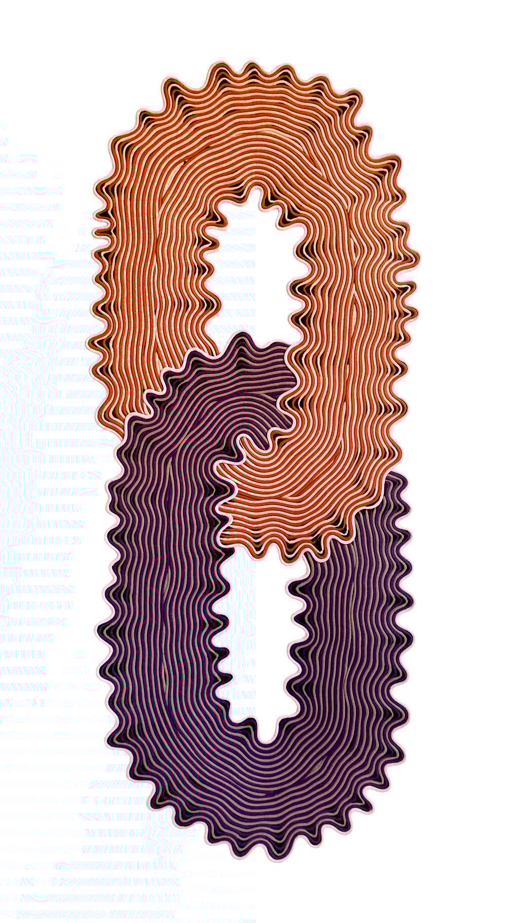 Image of Striped Chain Tapestry - 2 links 1