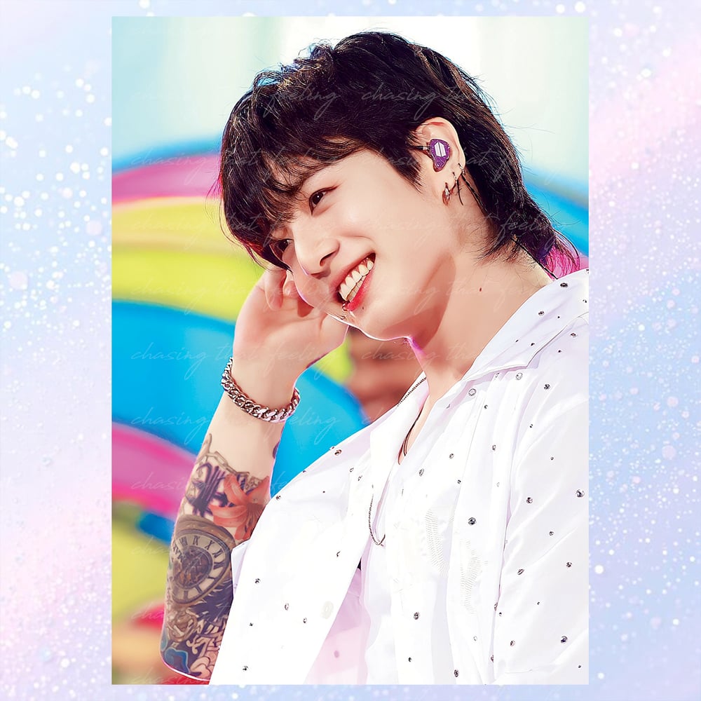 Image of Jungkook on Good Morning America (230714)