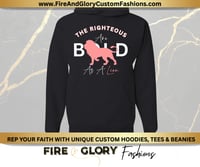 Image 1 of Pink Righteous Bold As Lion - Custom Hoodie - FaithWear | Customer Apparel