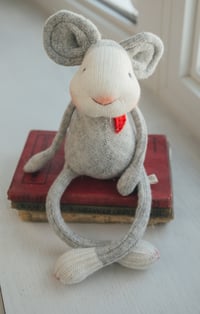 Image 2 of Fern - Sculpted Sock Mouse, Polyfilled and Weighted