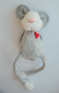Image 4 of Fern - Sculpted Sock Mouse, Polyfilled and Weighted