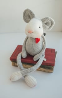 Image 1 of Fern - Sculpted Sock Mouse, Polyfilled and Weighted