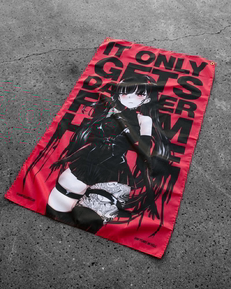 Image of It Only Gets Darker Flag