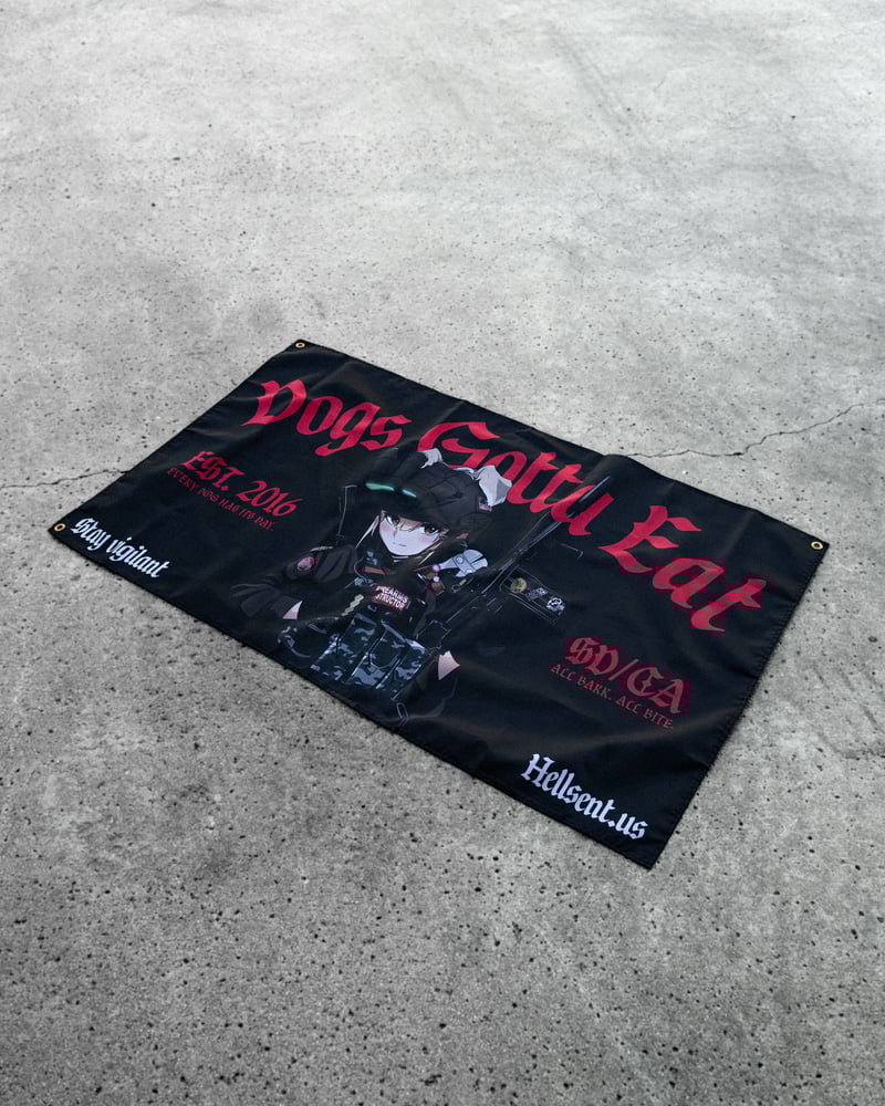 Image of Dogs Gotta Eat Flag