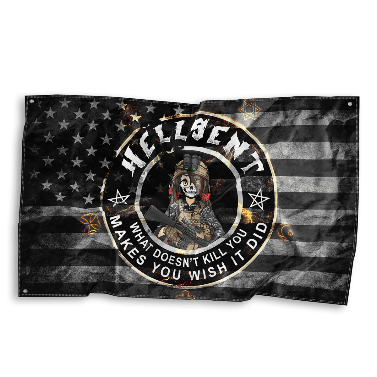 Image of Hellsent Wartime Flag (V1)