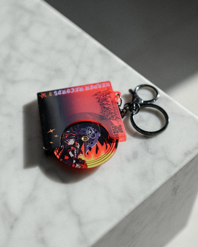 Image of Reaper Records Mini CD Keychain