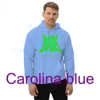 Image 9 of Heavy Blend Pullover Gildan Hoodie - Classic Logo Toxic Green -  Many Colors - Free U.S. Shipping!