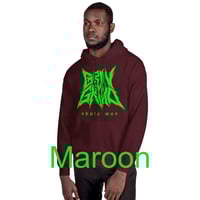 Image 15 of Heavy Blend Pullover Gildan Hoodie - Classic Logo Toxic Green -  Many Colors - Free U.S. Shipping!