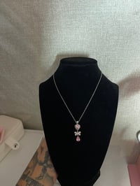 Image 1 of Pink Dream Bow necklace 🎀