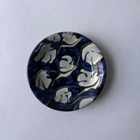 Image 1 of Cobalt Floral Mini Dish 7