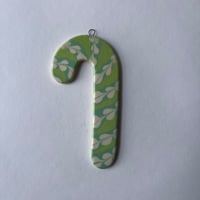 Image 1 of Winter Green Candy Cane Ornament 