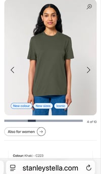 Image 3 of Khaki long sleeve t shirt