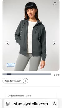 Image 3 of Anthracite overhead hoodie