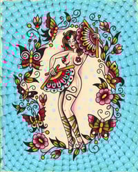 butterfly lady print
