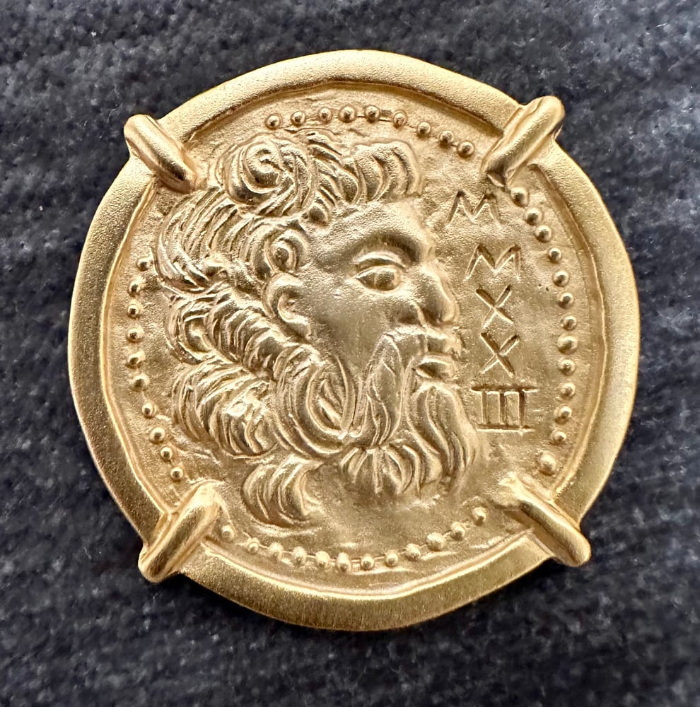 Image of 2023 Mystic Krewe of Olympia Favor Pin