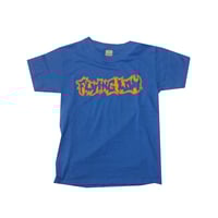 FLYING LOW ELI LOGO YOUTH T-SHIRT BLUE/GOLD